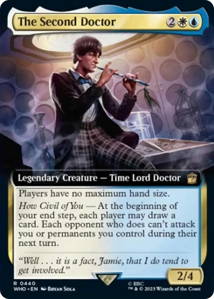 The Second Doctor (Extended Art) [Doctor Who] | Cards and Coasters CA