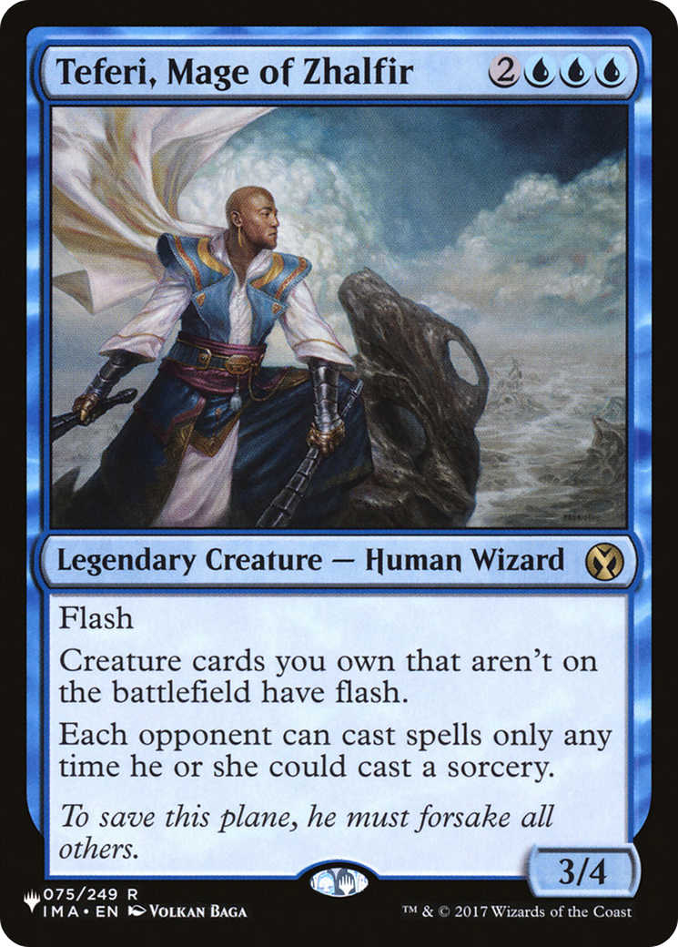 Teferi, Mage of Zhalfir [The List Reprints] | Cards and Coasters CA