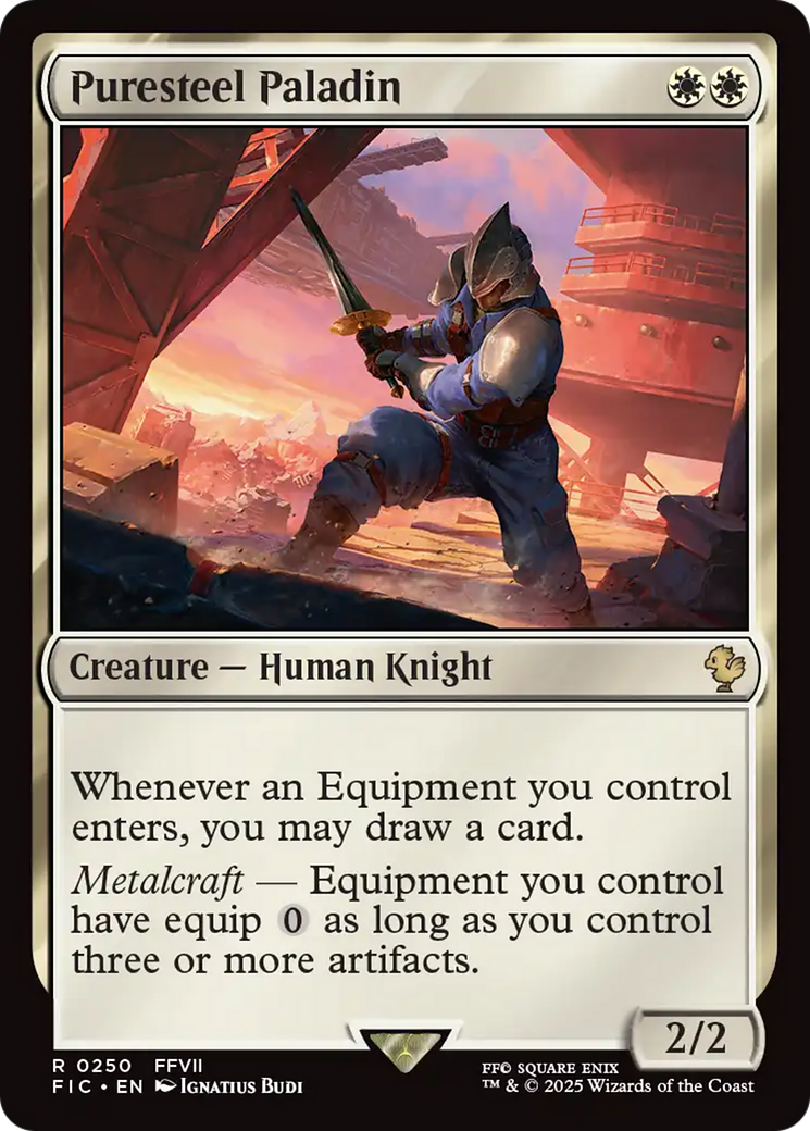 Puresteel Paladin [FINAL FANTASY Commander] | Cards and Coasters CA