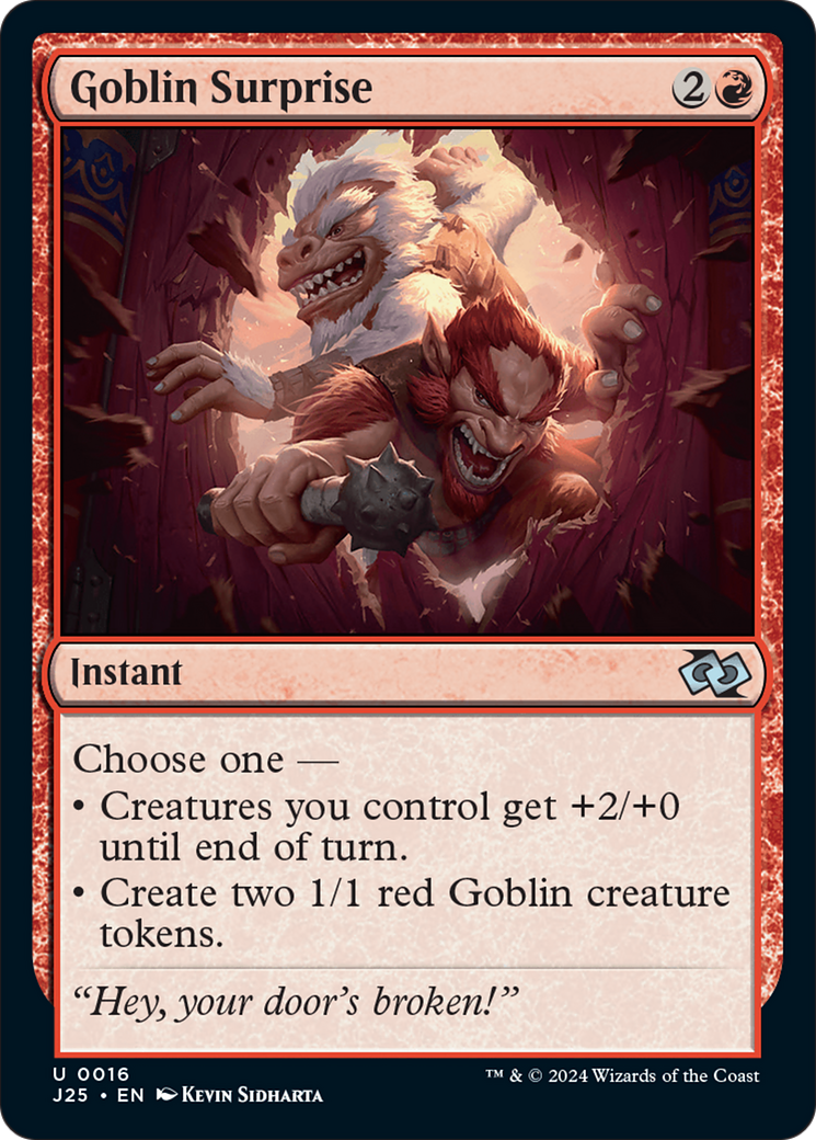 Goblin Surprise [Foundations Jumpstart] | Cards and Coasters CA