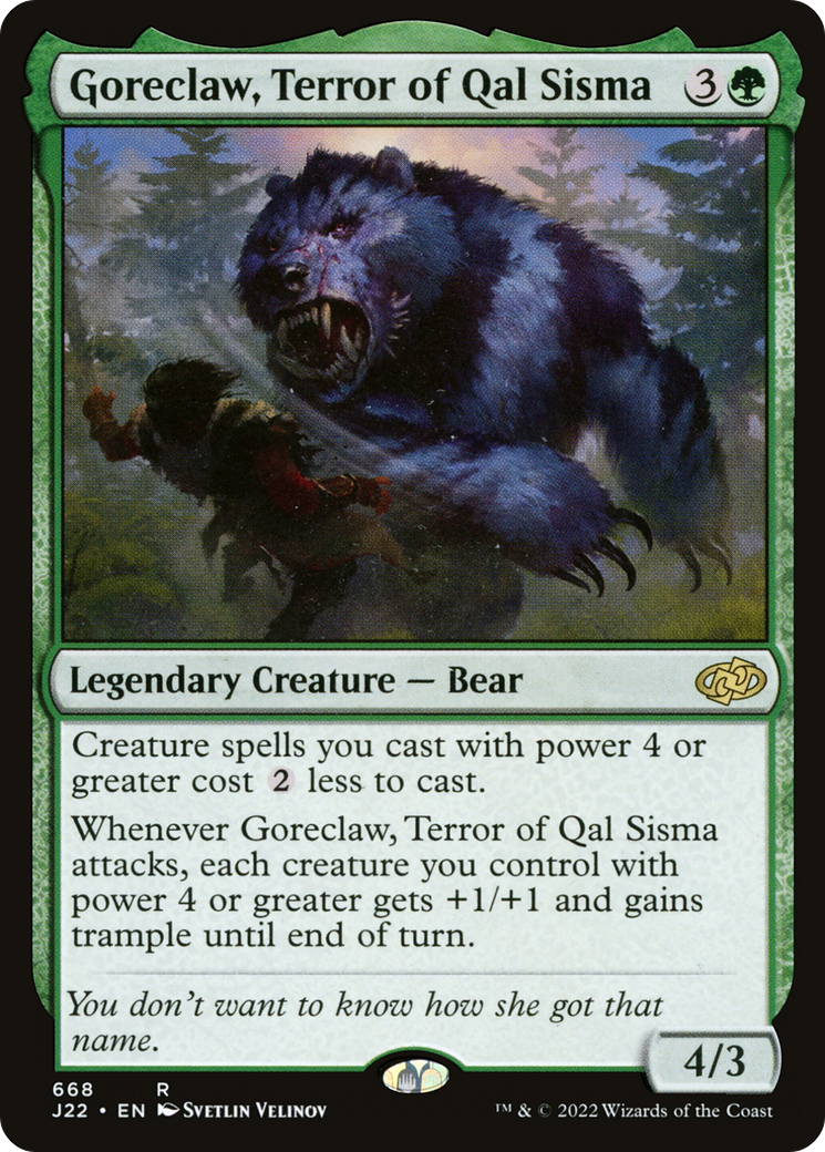 Goreclaw, Terror of Qal Sisma [Jumpstart 2022] | Cards and Coasters CA