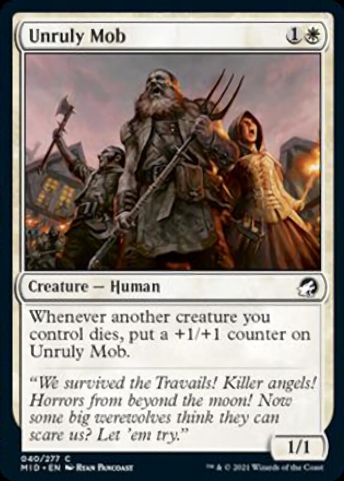 Unruly Mob [Innistrad: Midnight Hunt] | Cards and Coasters CA