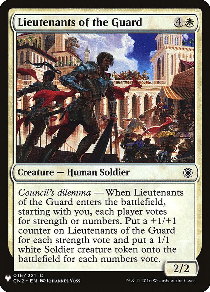 Lieutenants of the Guard [Mystery Booster] | Cards and Coasters CA