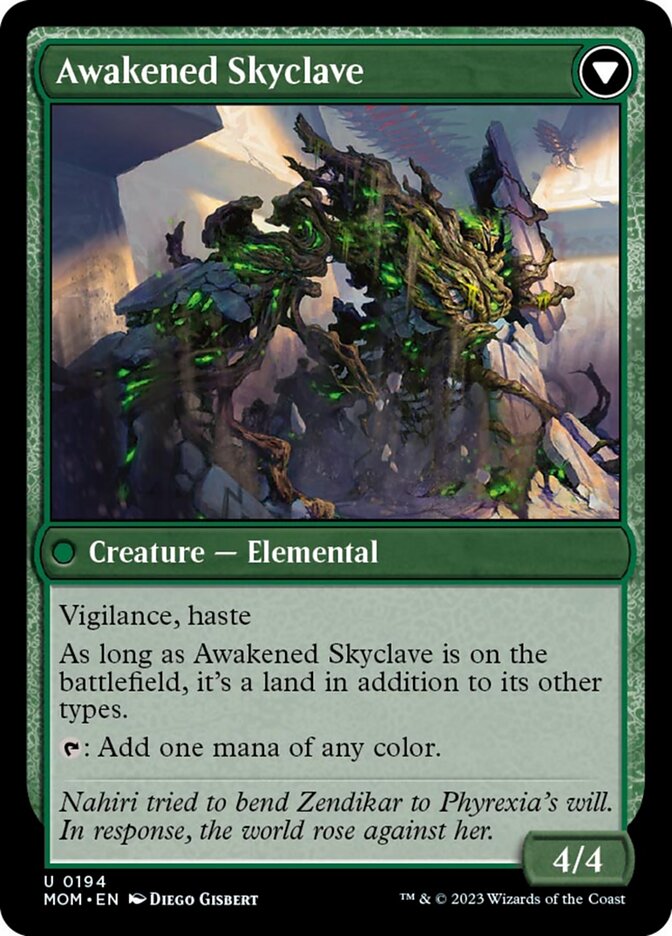 Invasion of Zendikar // Awakened Skyclave [March of the Machine] | Cards and Coasters CA