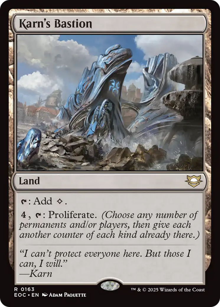 Karn's Bastion [Edge of Eternities Commander] | Cards and Coasters CA