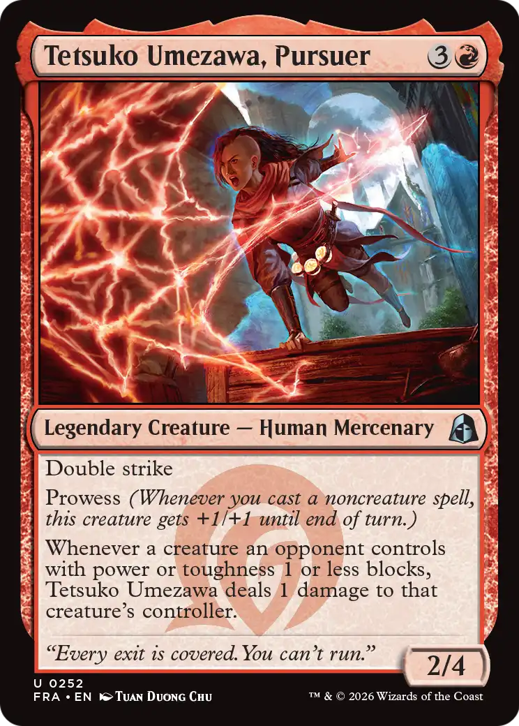 Tetsuko Umezawa, Pursuer [Reality Fracture] | Cards and Coasters CA