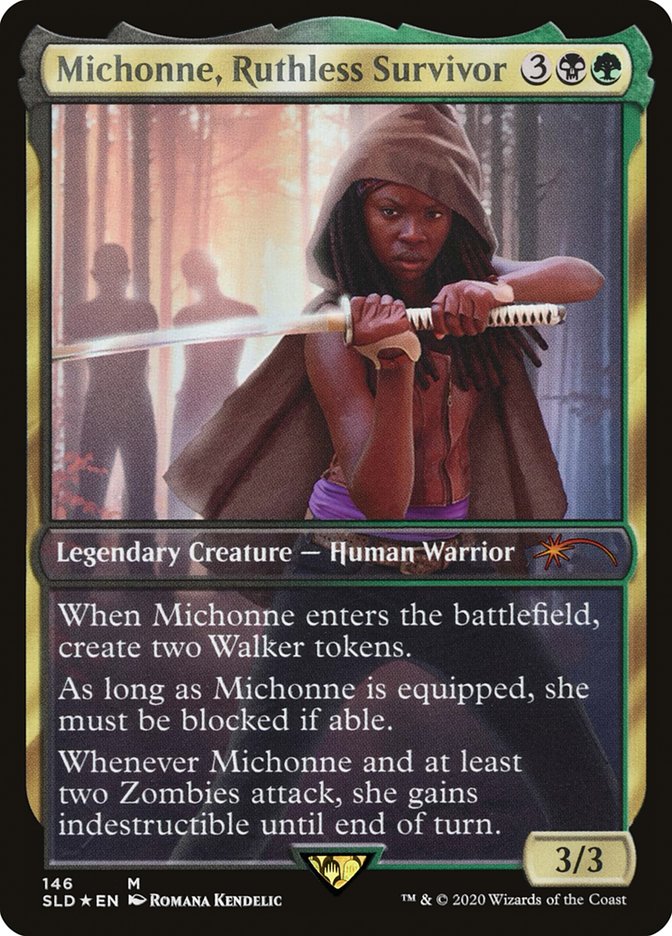 Michonne, Ruthless Survivor [Secret Lair Drop Series] | Cards and Coasters CA