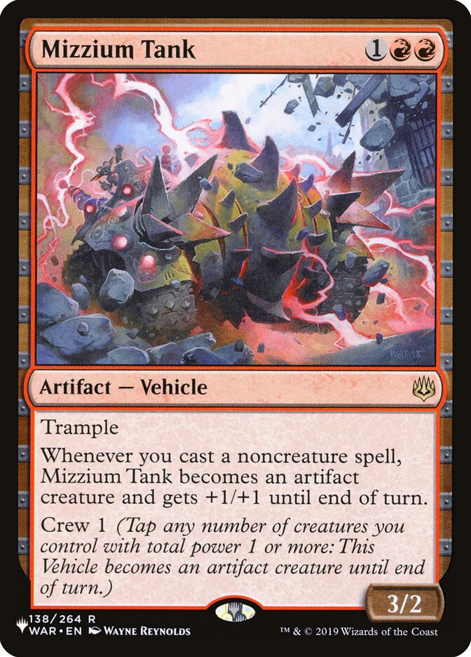 Mizzium Tank [The List] | Cards and Coasters CA
