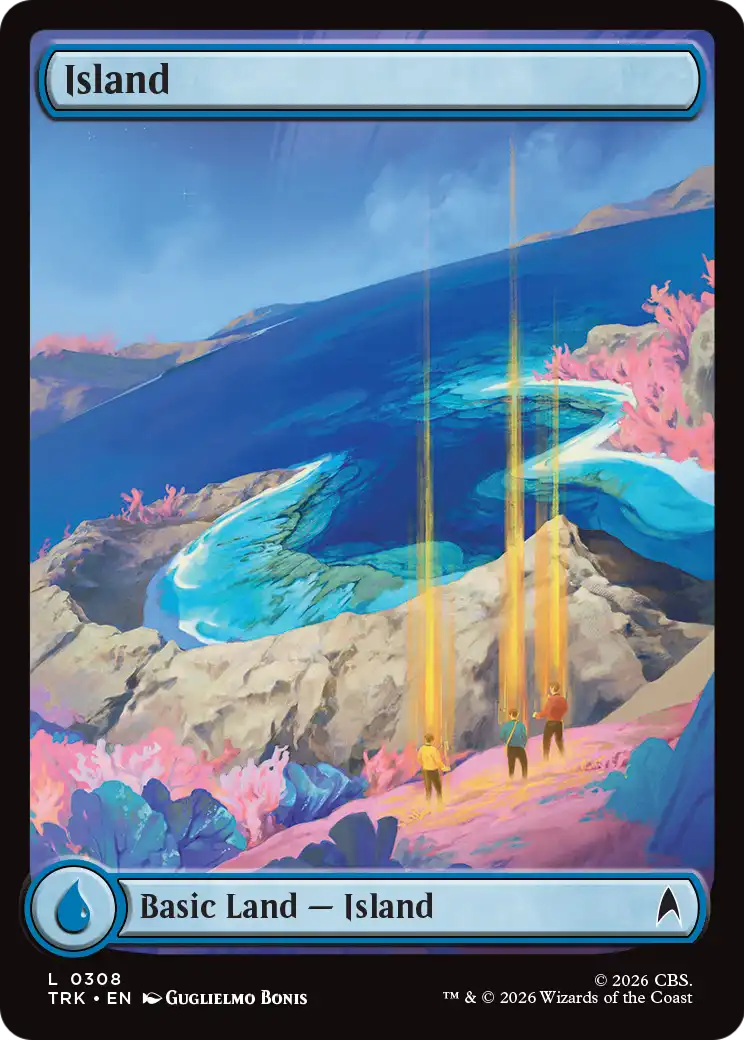Island (0308) [Star Trek] | Cards and Coasters CA