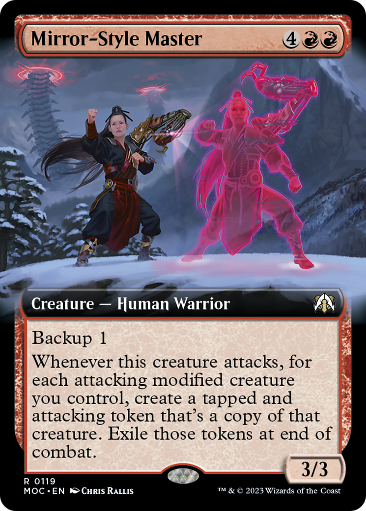 Mirror-Style Master (Extended Art) [March of the Machine Commander] | Cards and Coasters CA