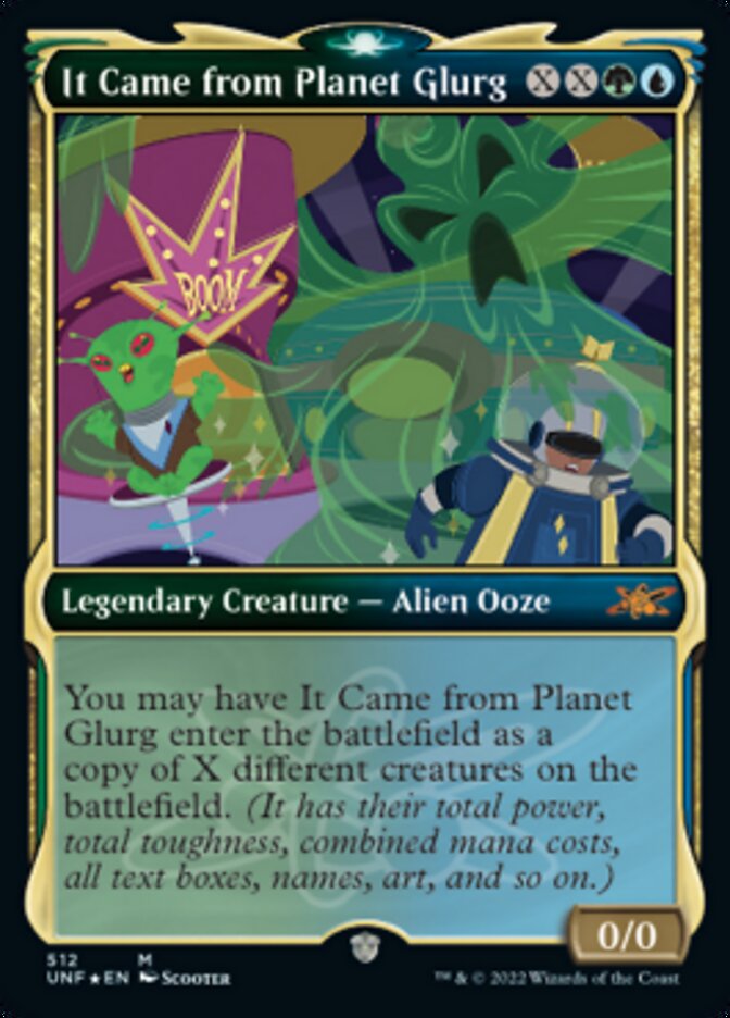 It Came from Planet Glurg (Showcase) (Galaxy Foil) [Unfinity] | Cards and Coasters CA