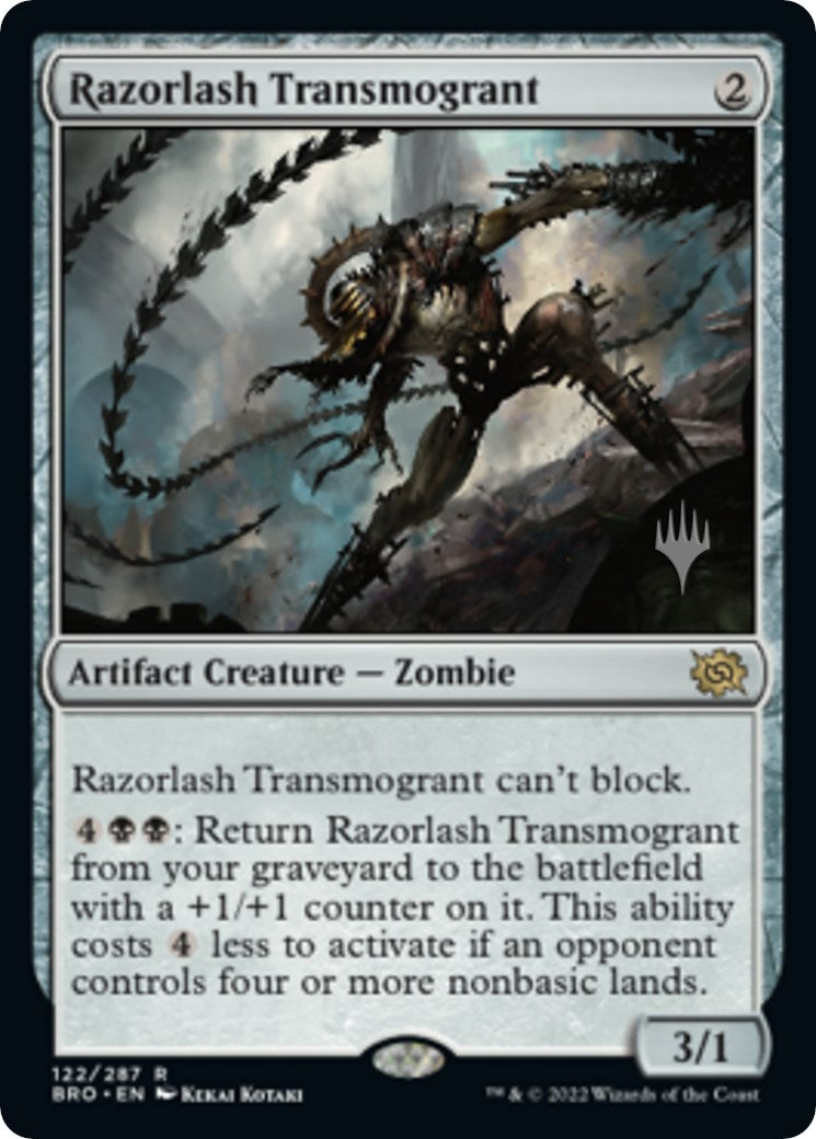 Razorlash Transmogrant (Promo Pack) [The Brothers' War Promos] | Cards and Coasters CA