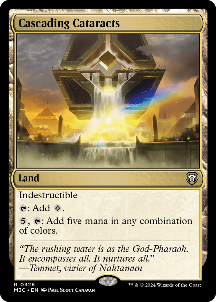 Cascading Cataracts (Ripple Foil) [Modern Horizons 3 Commander] | Cards and Coasters CA