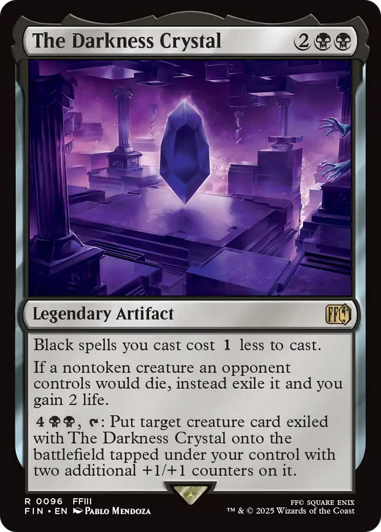 The Darkness Crystal [FINAL FANTASY] | Cards and Coasters CA