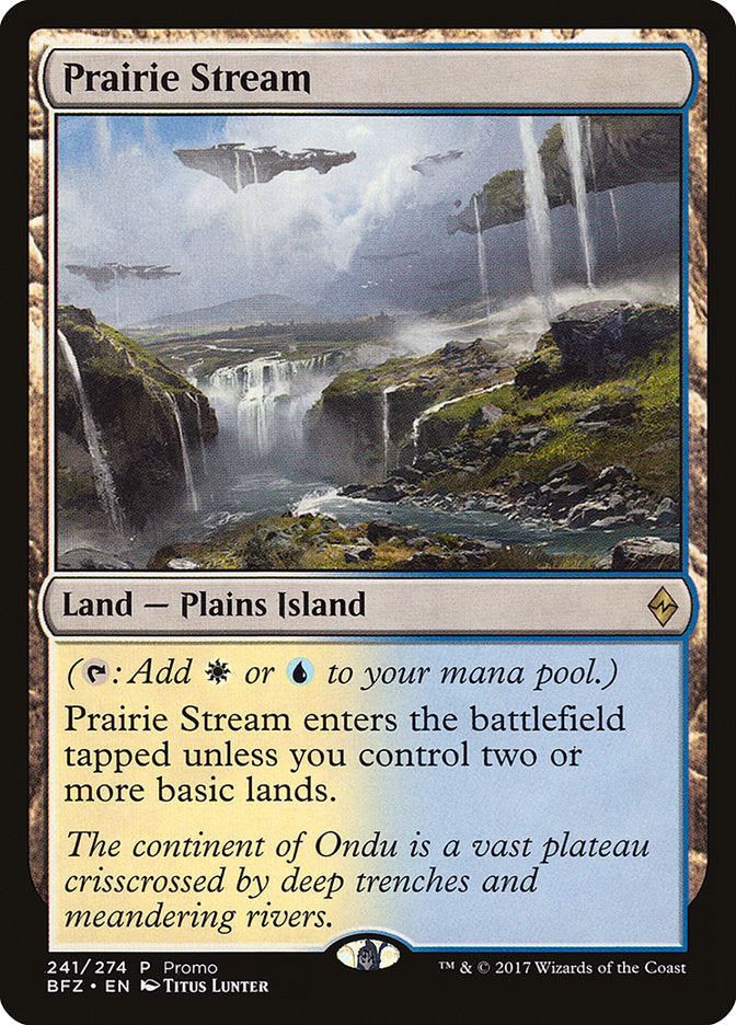 Prairie Stream (Promo) [Standard Showdown Promos] | Cards and Coasters CA