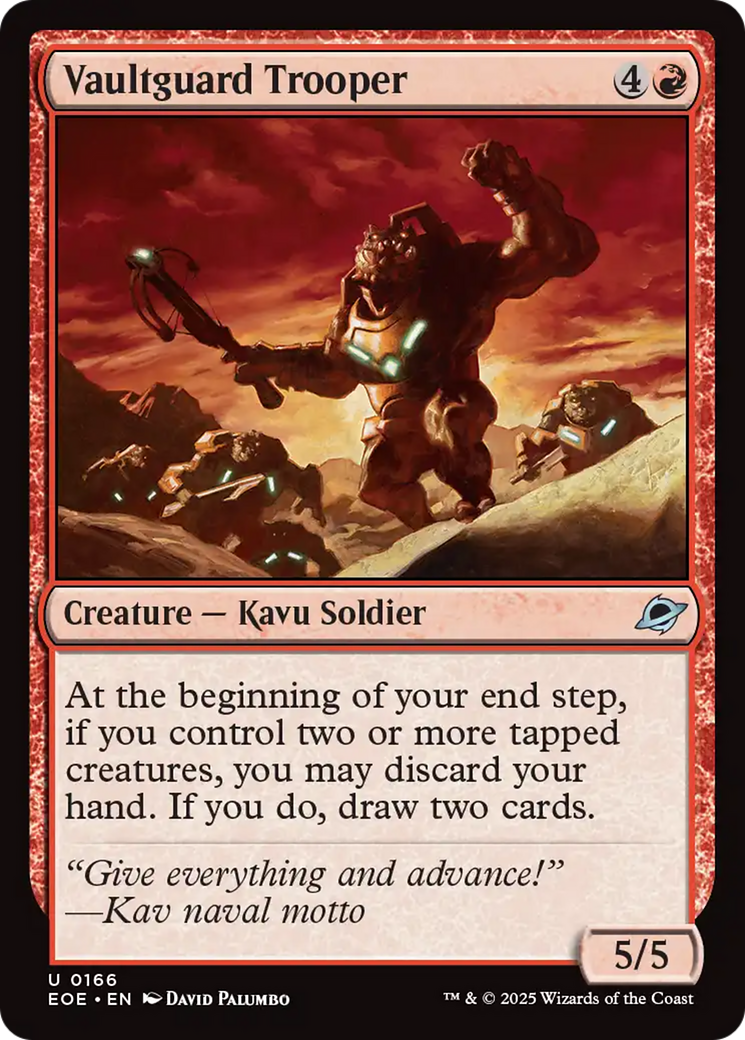 Vaultguard Trooper [Edge of Eternities] | Cards and Coasters CA