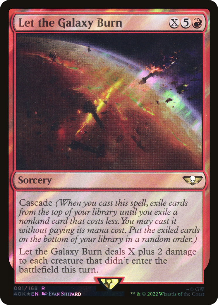 Galaxy Sword - Sword of Forge and Frontier [Secret Lair Drop Series] | Cards and Coasters CA