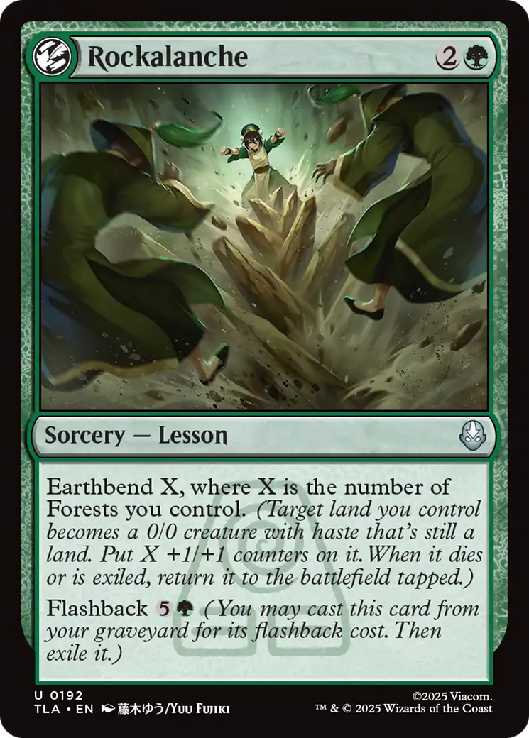 Rockalanche [Avatar: The Last Airbender] | Cards and Coasters CA