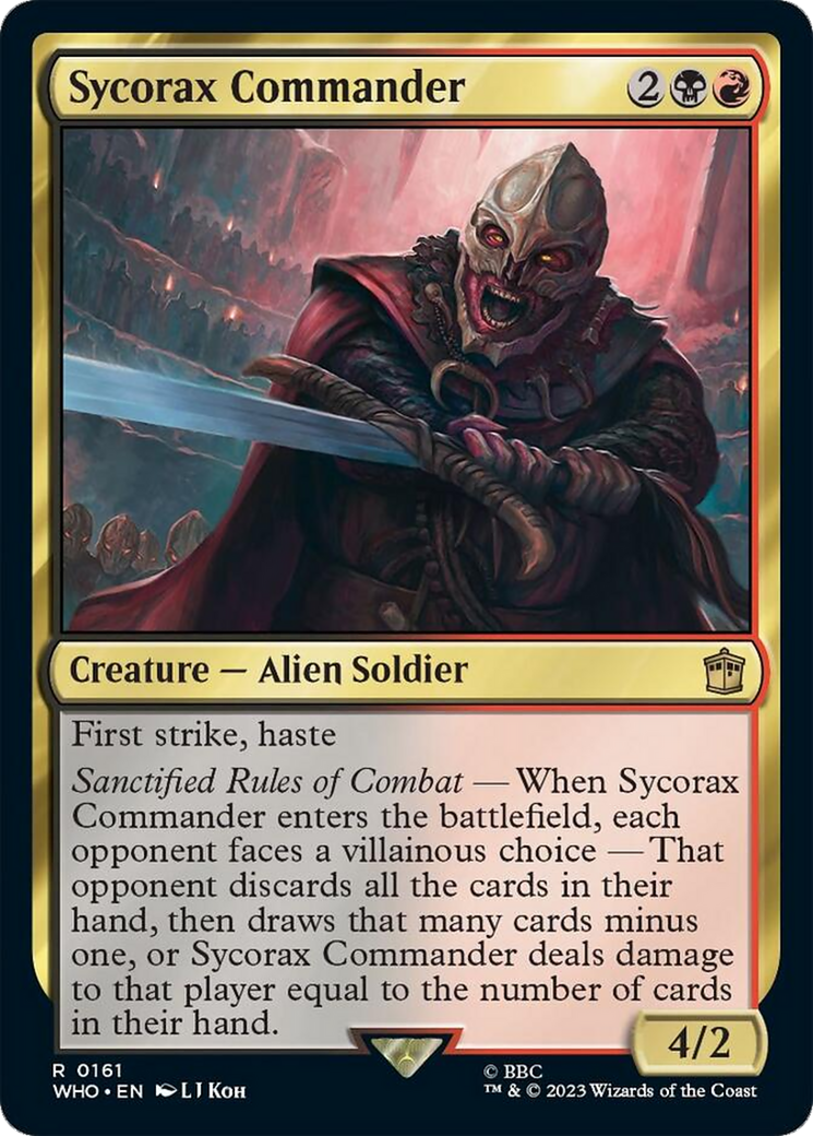 Sycorax Commander [Doctor Who] | Cards and Coasters CA