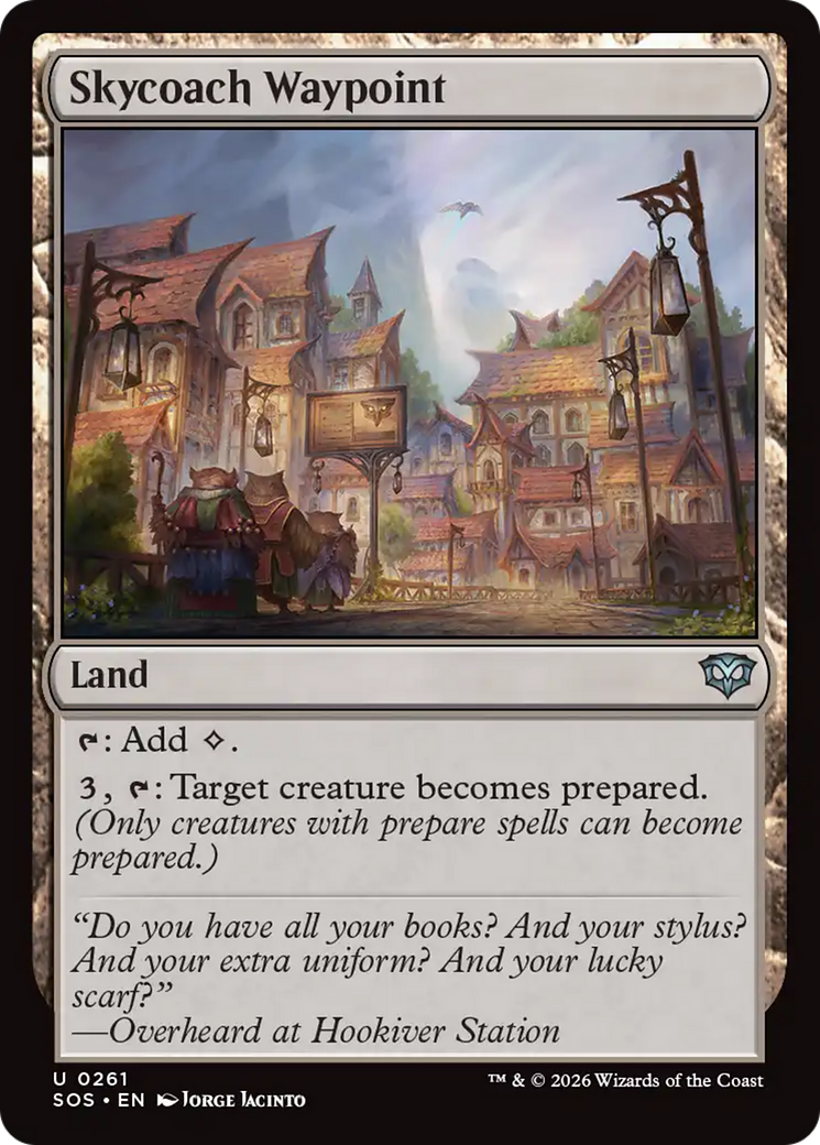 Skycoach Waypoint [Secrets of Strixhaven] | Cards and Coasters CA