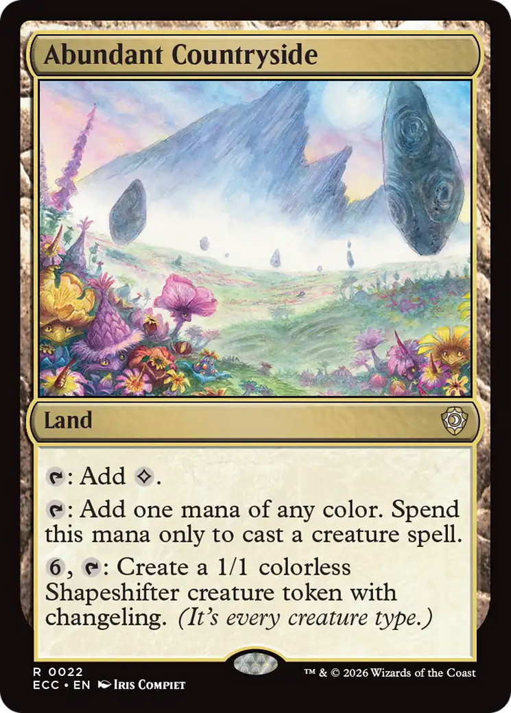Abundant Countryside [Lorwyn Eclipsed Commander] | Cards and Coasters CA