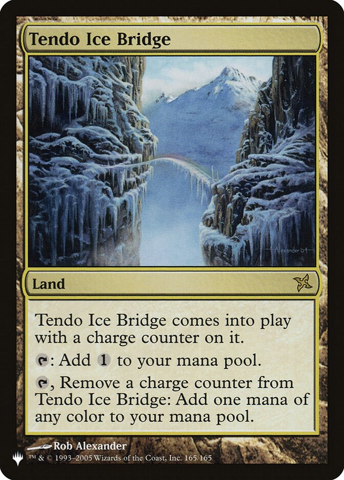 Tendo Ice Bridge [The List] | Cards and Coasters CA