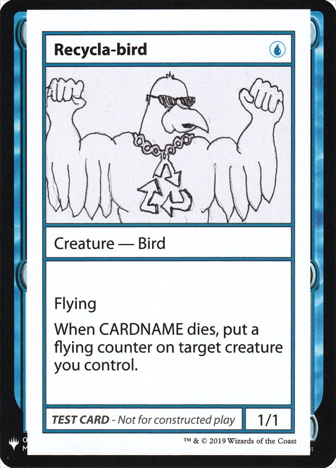 Recycla-bird [Mystery Booster Playtest Cards] | Cards and Coasters CA