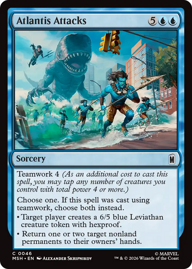 Atlantis Attacks [Marvel Super Heroes] | Cards and Coasters CA