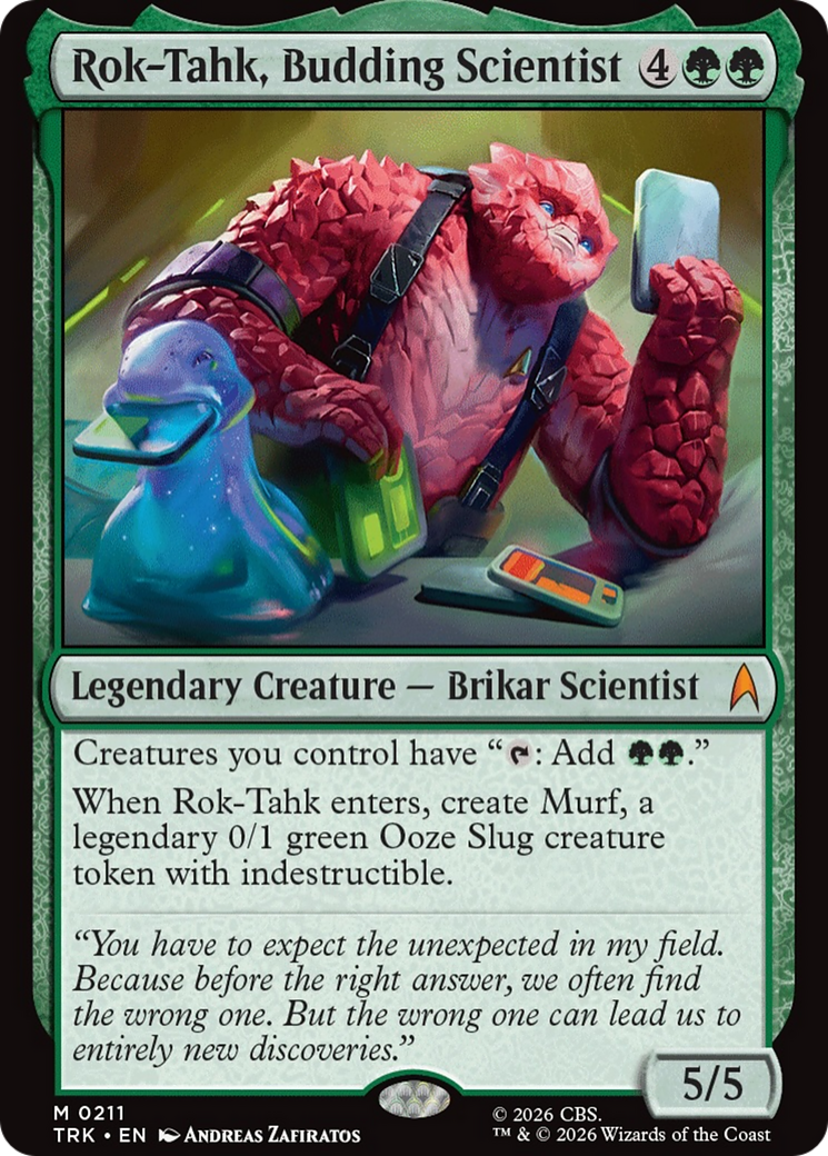 Rok-Tahk, Budding Scientist [Star Trek] | Cards and Coasters CA