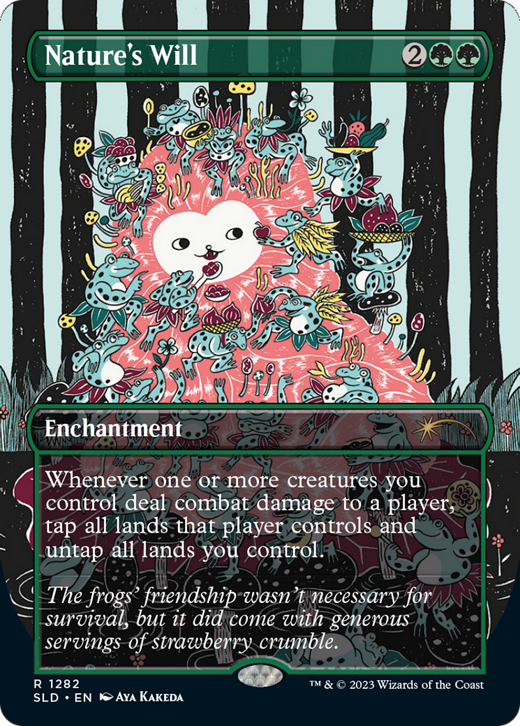 Nature's Will (Borderless) [Secret Lair Drop Series] | Cards and Coasters CA