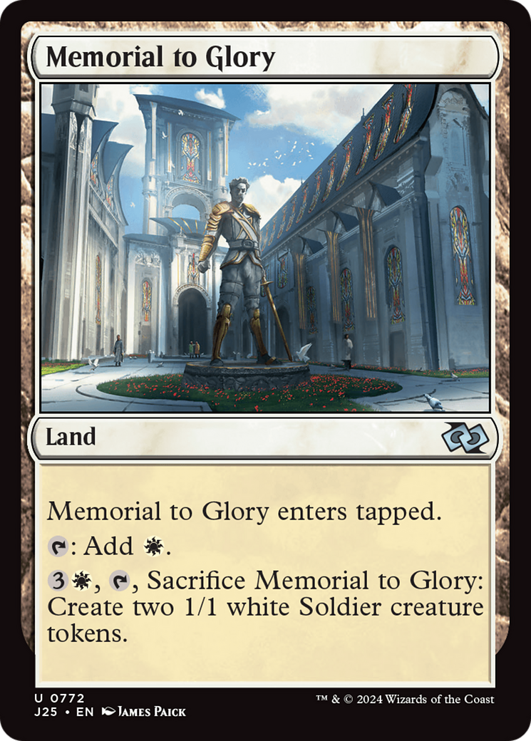 Memorial to Glory [Foundations Jumpstart] | Cards and Coasters CA