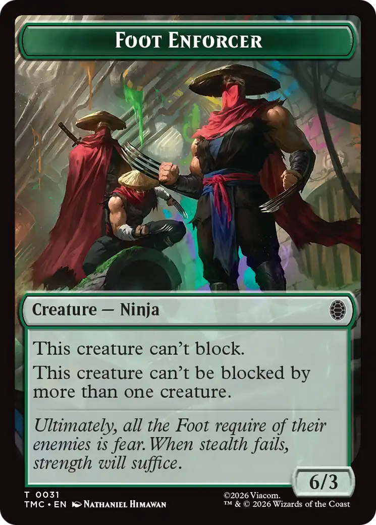 Foot Enforcer [Teenage Mutant Ninja Turtles Commander] | Cards and Coasters CA
