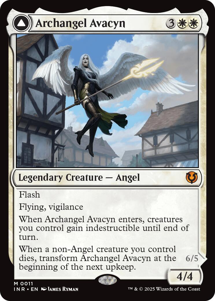 Archangel Avacyn // Avacyn, the Purifier [Innistrad Remastered] | Cards and Coasters CA