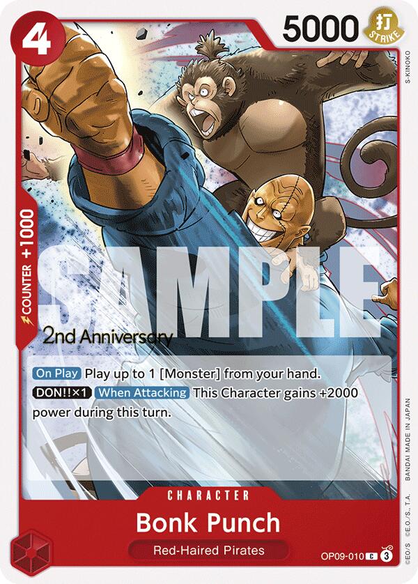 Bonk Punch [Emperors in the New World: 2nd Anniversary Tournament Cards] | Cards and Coasters CA