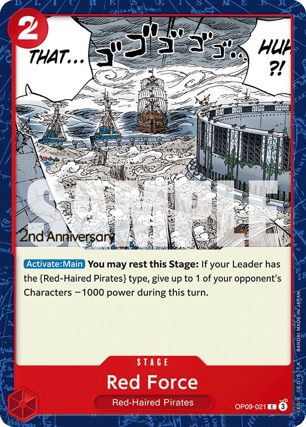 Red Force [Emperors in the New World: 2nd Anniversary Tournament Cards] | Cards and Coasters CA