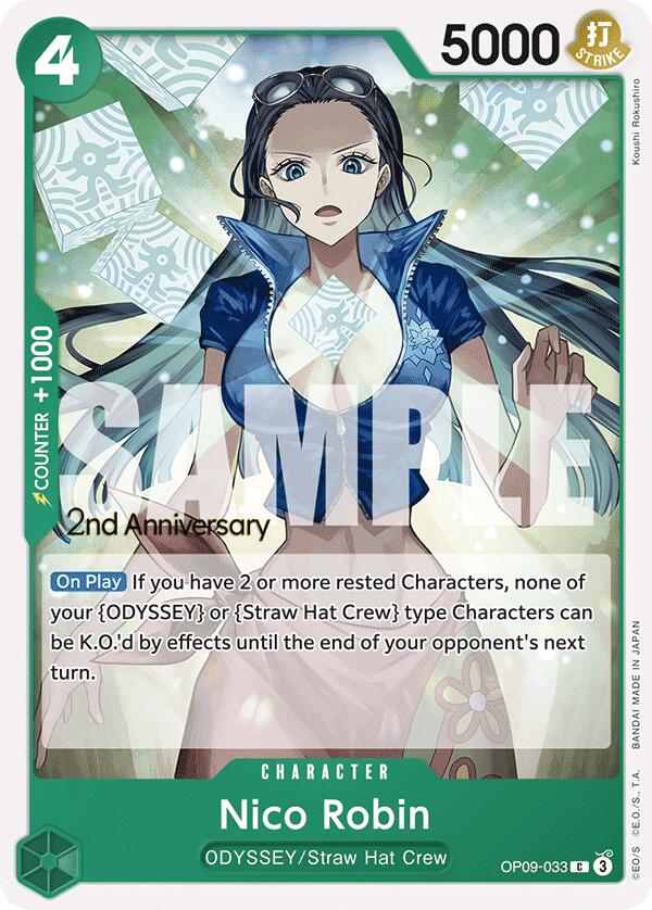 Nico Robin [Emperors in the New World: 2nd Anniversary Tournament Cards] | Cards and Coasters CA