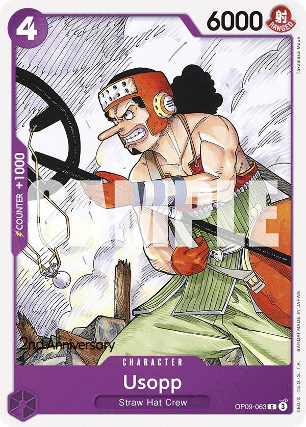 Usopp [Emperors in the New World: 2nd Anniversary Tournament Cards] | Cards and Coasters CA
