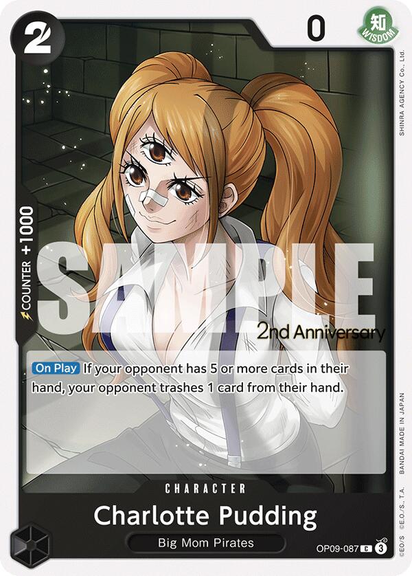 Charlotte Pudding [Emperors in the New World: 2nd Anniversary Tournament Cards] | Cards and Coasters CA