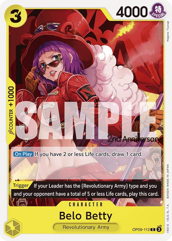 Belo Betty [Emperors in the New World: 2nd Anniversary Tournament Cards] | Cards and Coasters CA