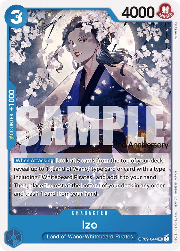 Izo [Emperors in the New World: 2nd Anniversary Tournament Cards] | Cards and Coasters CA