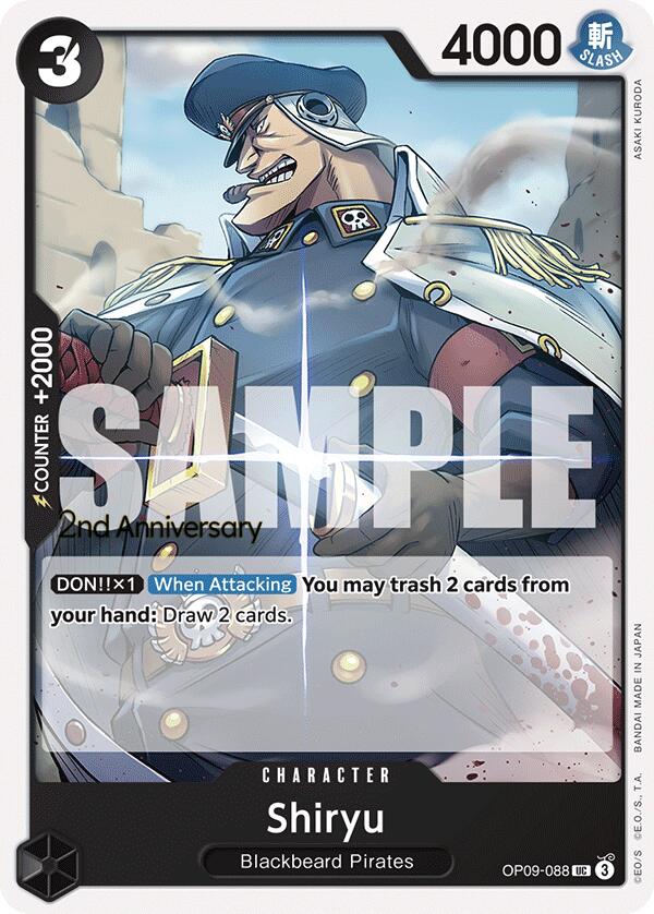 Shiryu [Emperors in the New World: 2nd Anniversary Tournament Cards] | Cards and Coasters CA