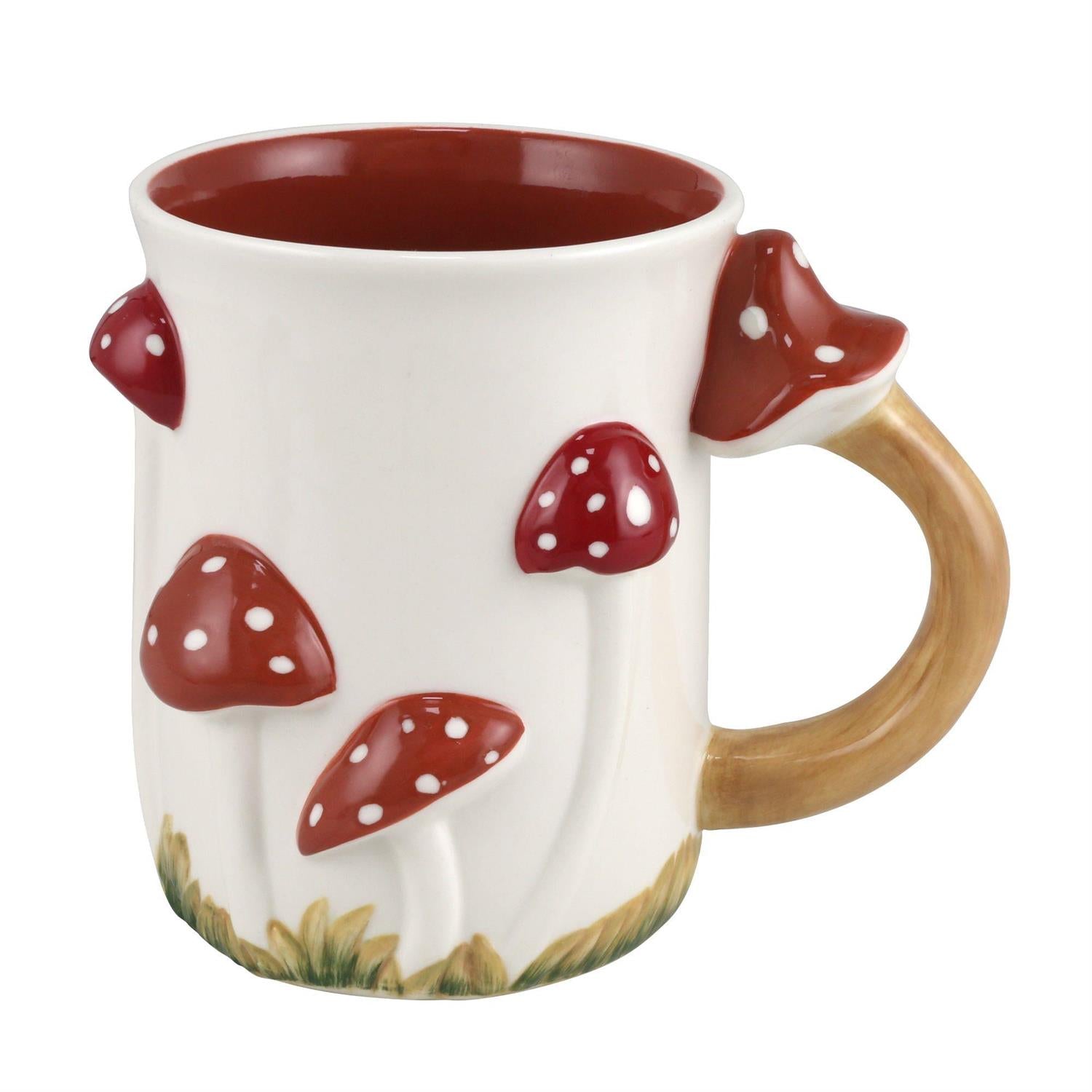Sculpted Mushrooms Mug | Cards and Coasters CA