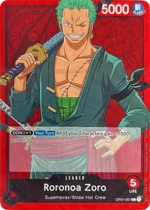 Roronoa Zoro [One Piece Demo Deck Cards] | Cards and Coasters CA