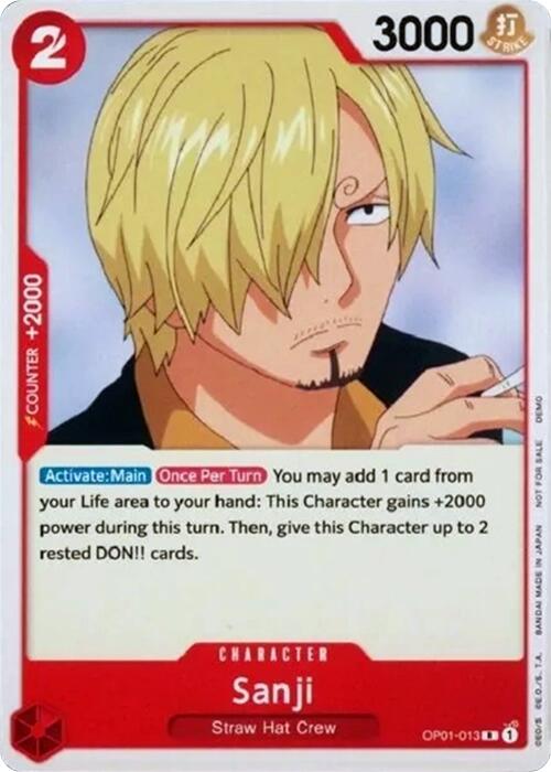 Sanji [One Piece Demo Deck Cards] | Cards and Coasters CA