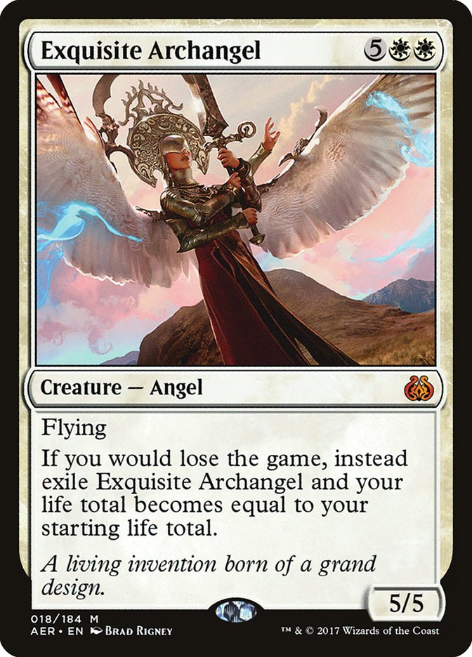 Exquisite Archangel [Aether Revolt] | Cards and Coasters CA