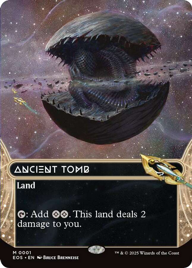 Ancient Tomb (0001) (Borderless) [Edge of Eternities: Stellar Sights] | Cards and Coasters CA