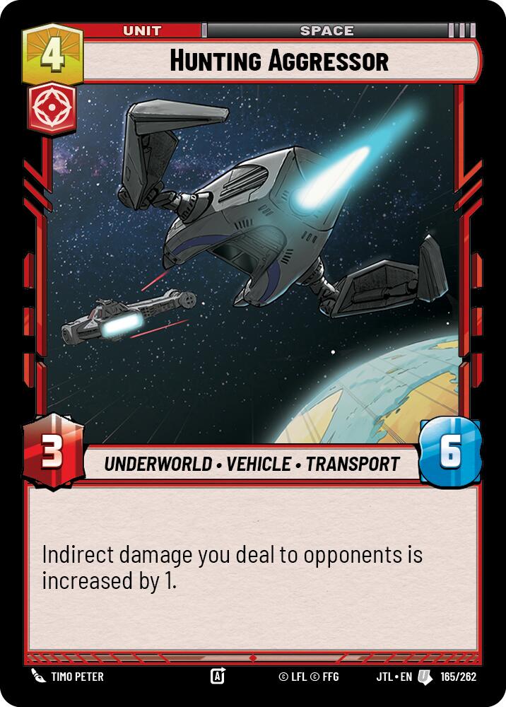 Hunting Aggressor (165/262) (165/257) [Jump to Lightspeed] | Cards and Coasters CA