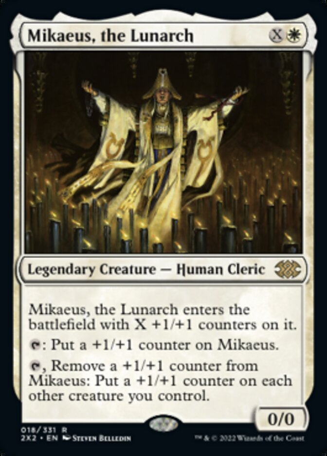 Mikaeus, the Lunarch [Double Masters 2022] | Cards and Coasters CA