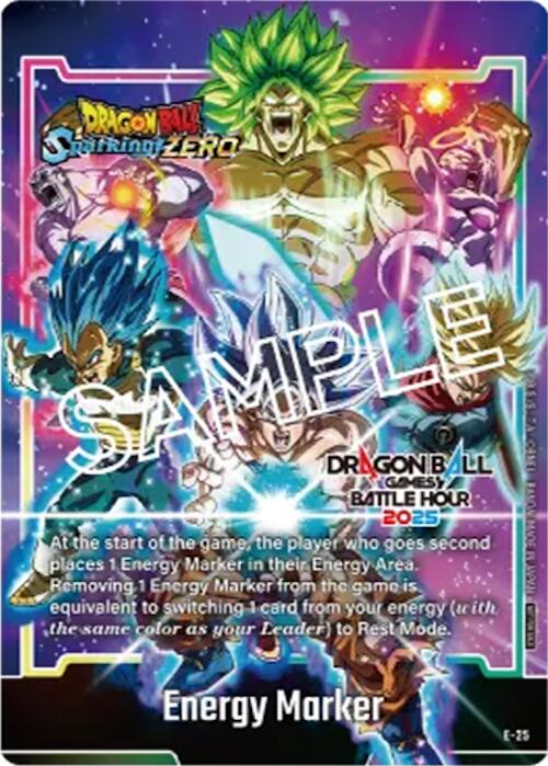 Energy Marker (Dragon Ball Games Battle Hour 2025 Promo Card Set) (E-25) [Fusion World Energy Markers] | Cards and Coasters CA