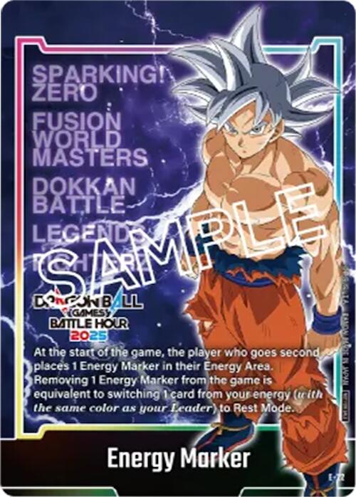 Energy Marker (Dragon Ball Games Battle Hour 2025 Promo Card Set) (E-22) [Fusion World Energy Markers] | Cards and Coasters CA